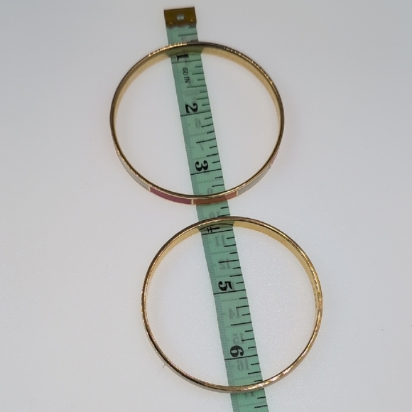 J. Crew Cream, Gold and Red Enamel Bracelets Bundle - Picture 4 of 7